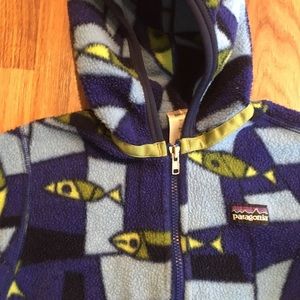 Patagonia jacket fleece hood zip